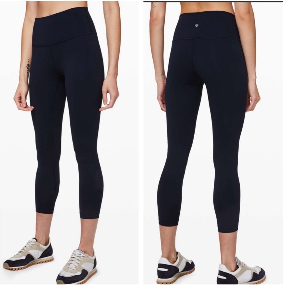 Lululemon Wunder Under High-Rise Tight 25" *Full-On Luxtreme Navy size two (2)